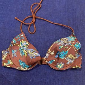 🌷 3/$20 Brown Padded Bikini Top